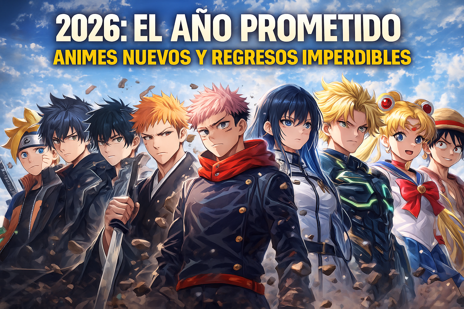 2026: El año prometido — Animes nuevos y regresos imperdibles